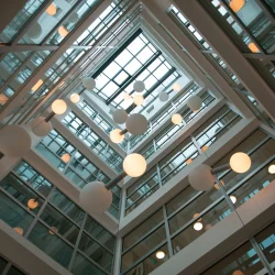Modern LED lighting design and installation for luxury retail space